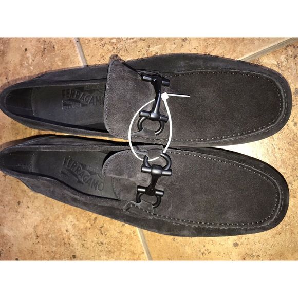 Salvatore Ferragamo Gancini Bit Loafer Sz 10.5 E